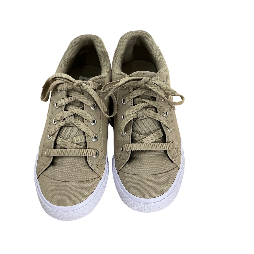 DC Shoes Women's Chelsea Low Skate Sneakers Tan Canvas 7.5 | UK 5.5 EU 38.5‎